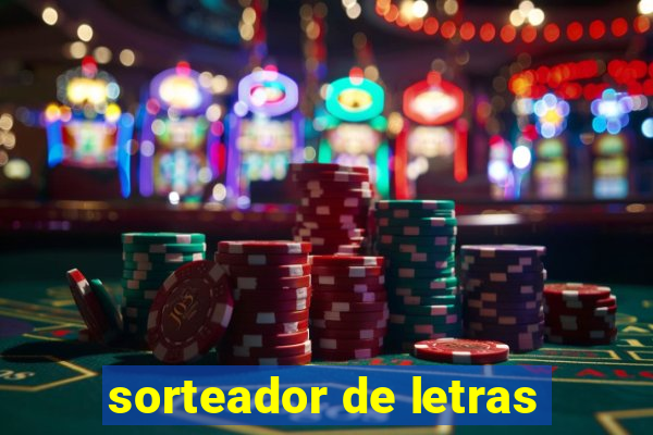 sorteador de letras